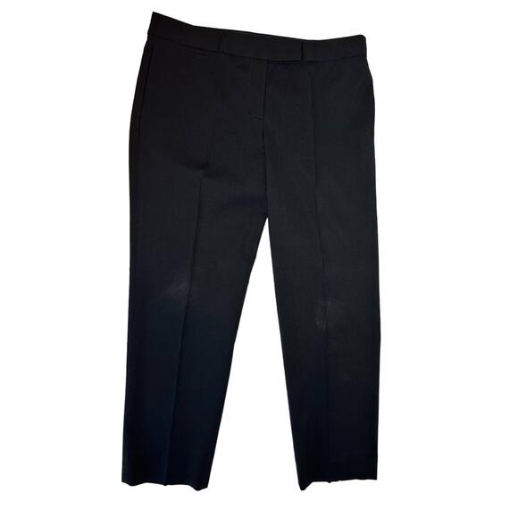 J Crew Wool Blend Black Ankle Dress Pants Size 8 - Picture 1 of 3